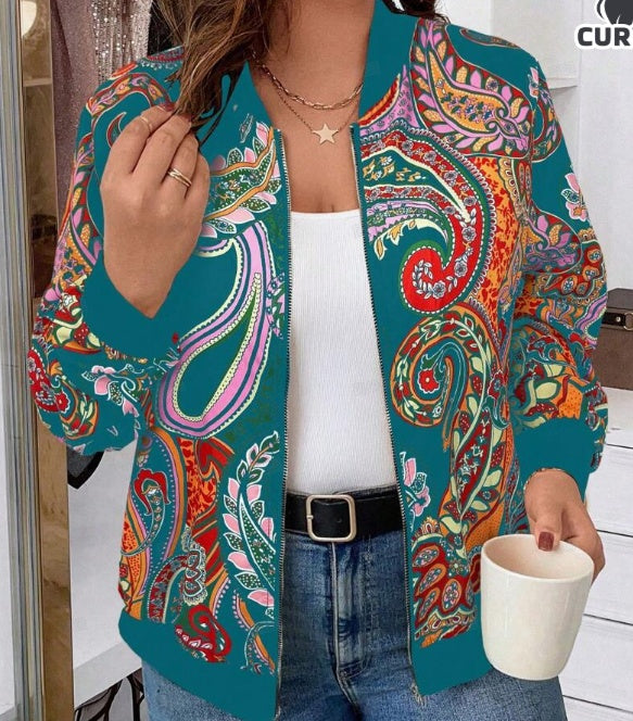 Veste imprimée minimaliste décontractée