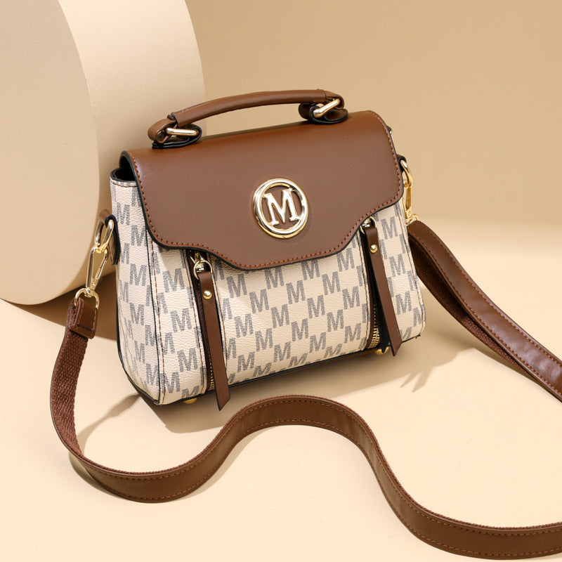 Sac à main bandoulière classique et rétro pour femme