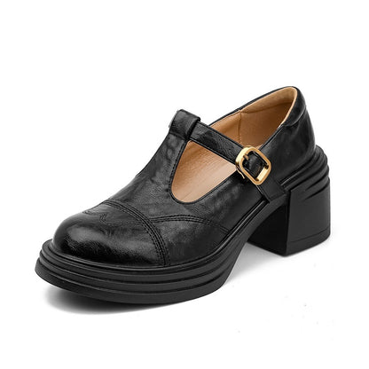 Chaussures vintage Mary Jane à talons