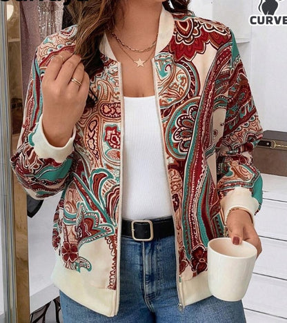 Veste imprimée minimaliste décontractée