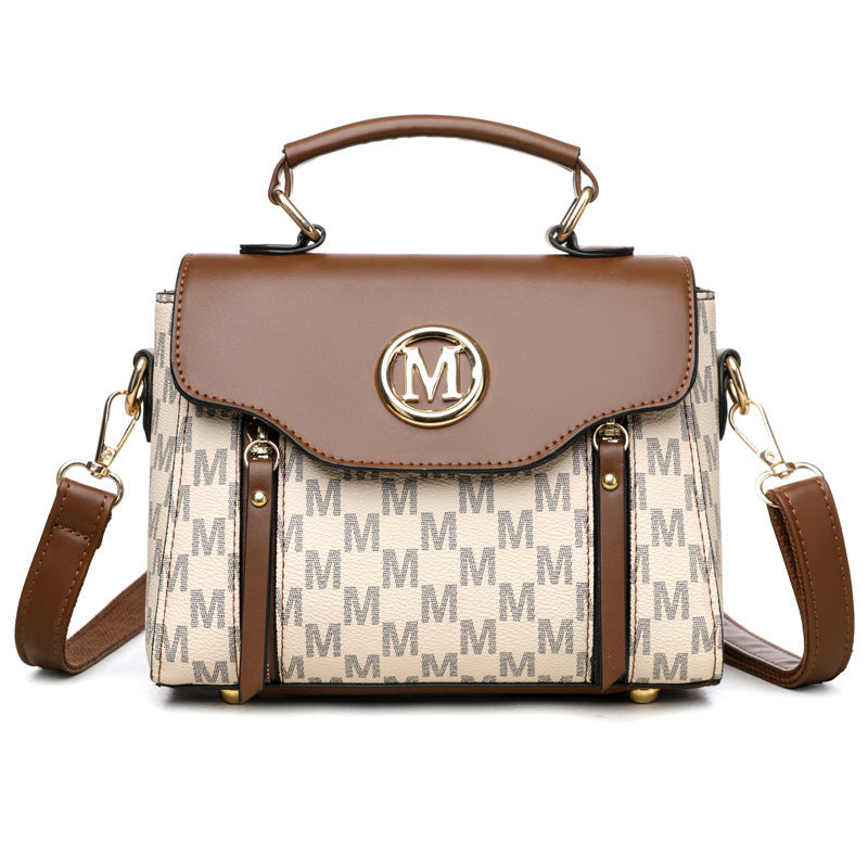 Sac à main bandoulière classique et rétro pour femme