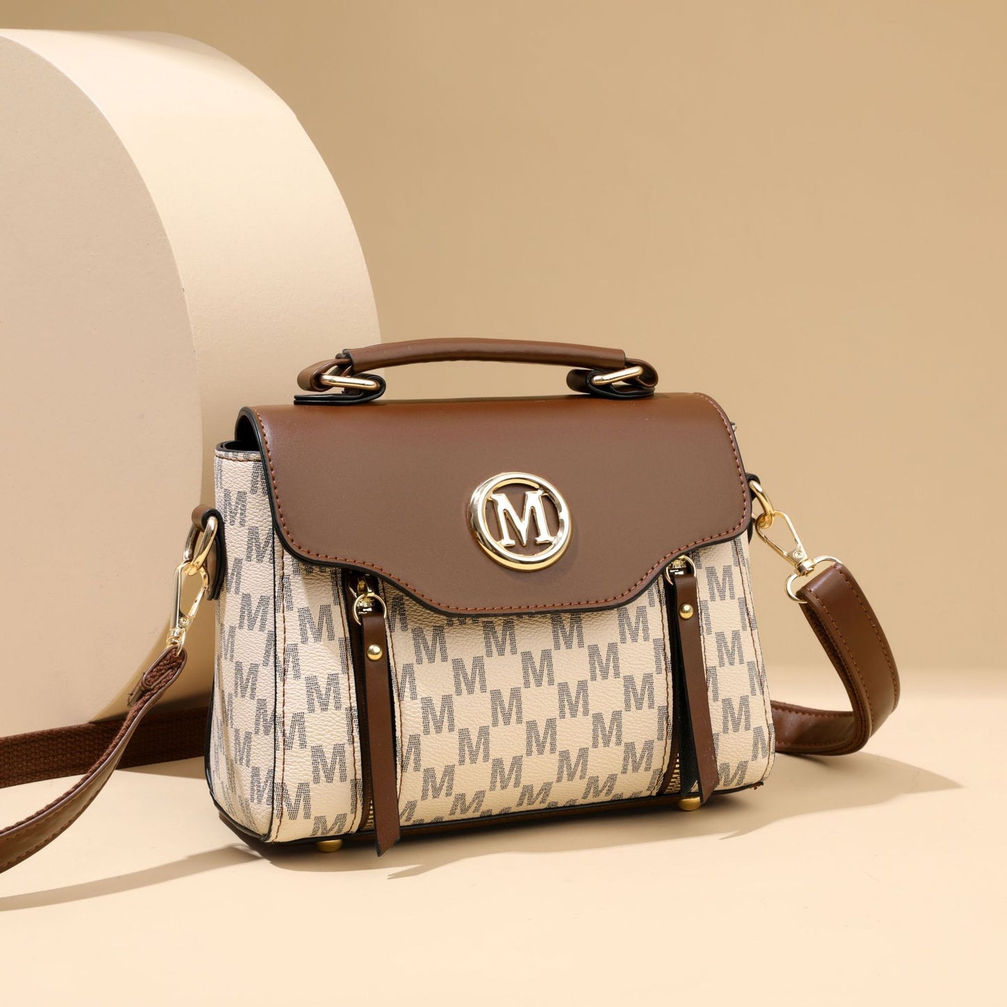 Sac à main bandoulière classique et rétro pour femme
