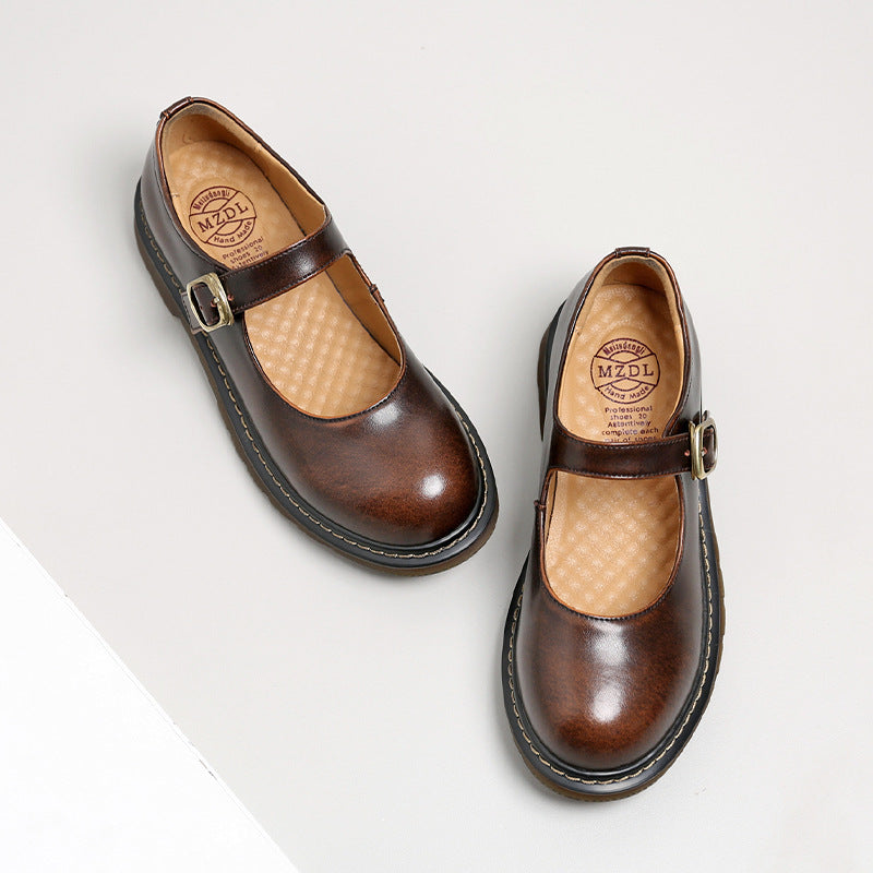 Chaussures fines style universitaire printemps-automne