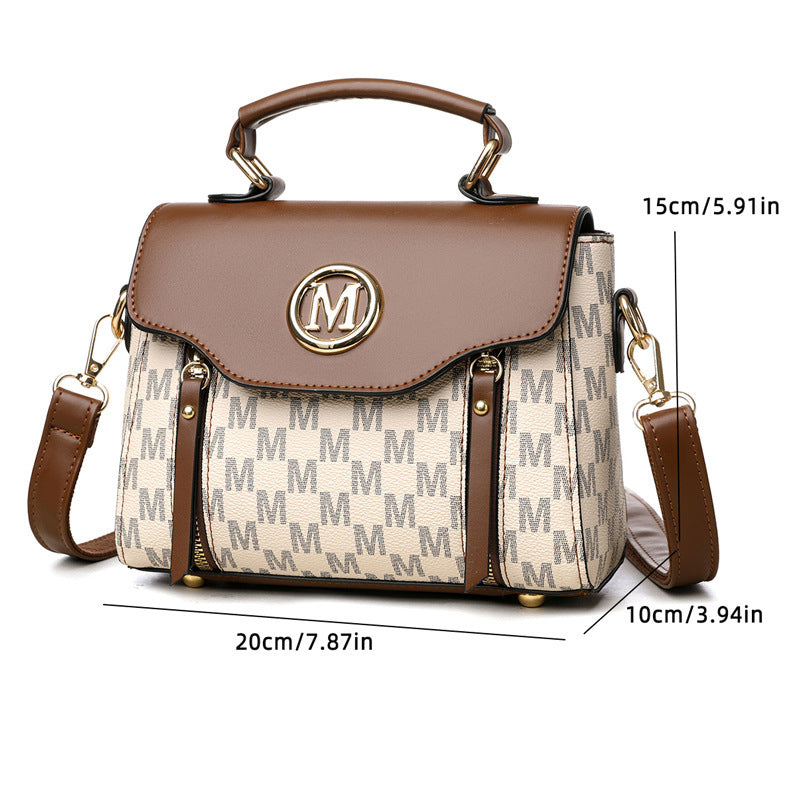 Sac à main bandoulière classique et rétro pour femme