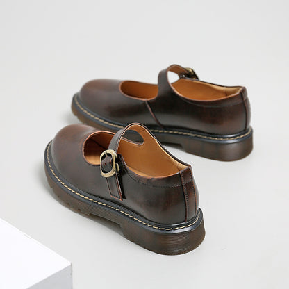 Chaussures fines style universitaire printemps-automne