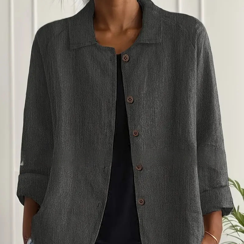 Cardigan-manteau amincissant