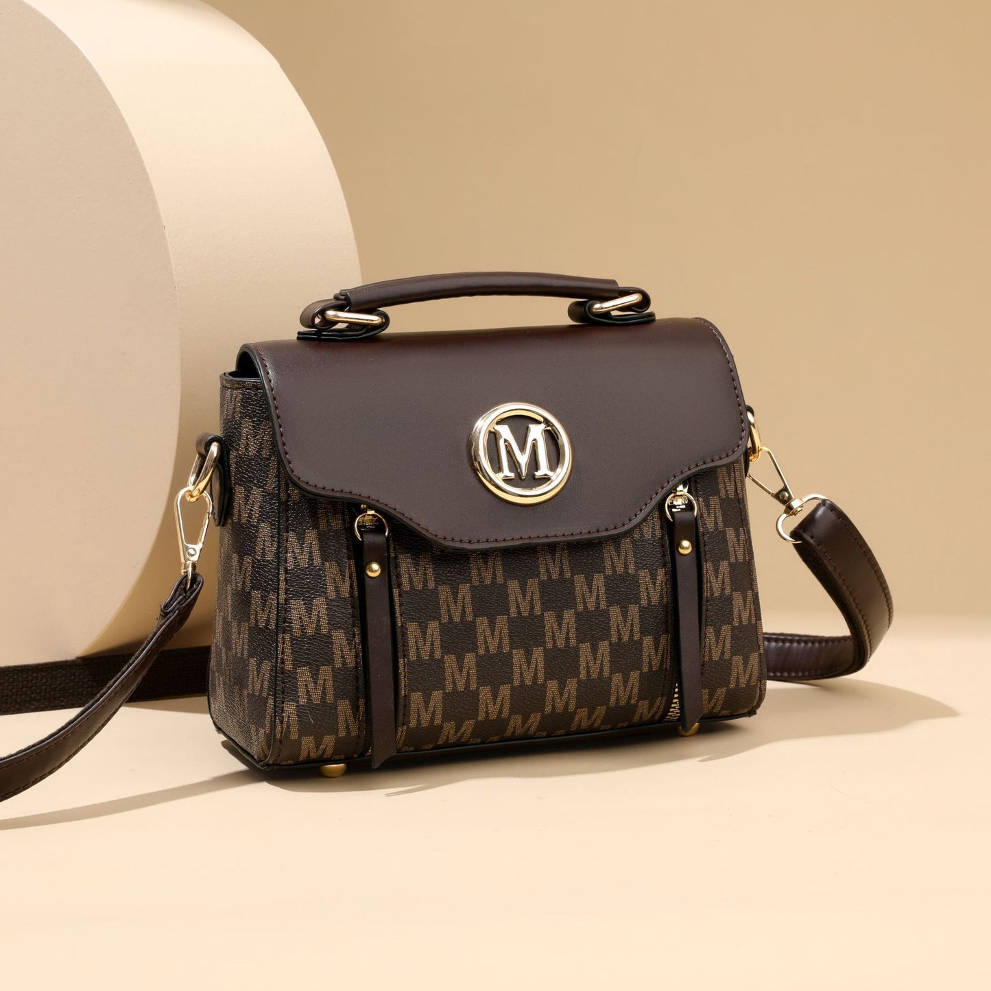 Sac à main bandoulière classique et rétro pour femme
